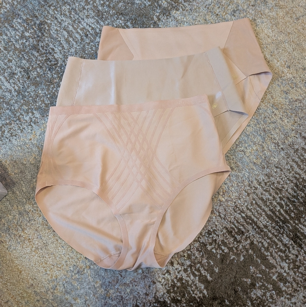 Honeylove 3 Pairs L Nude Seamless Underwear